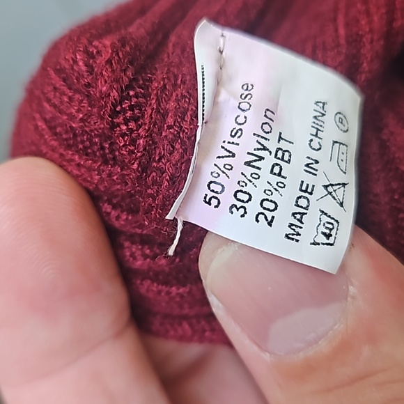 Ladies Caracilia maroon Body Con dress tie front small - Picture 7 of 7